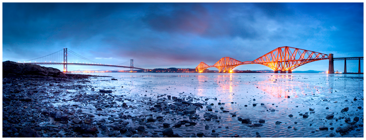 The Forth Road and Rail Bridges, Print 37 in Colour