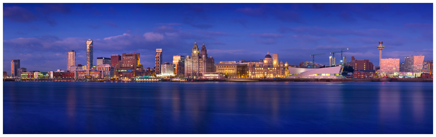 Liverpool Skyline, Print 25 in Colour