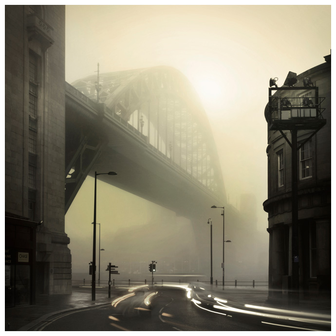 Tyne Bridge Fog Print