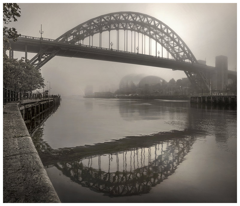 River Tyne Fog Print